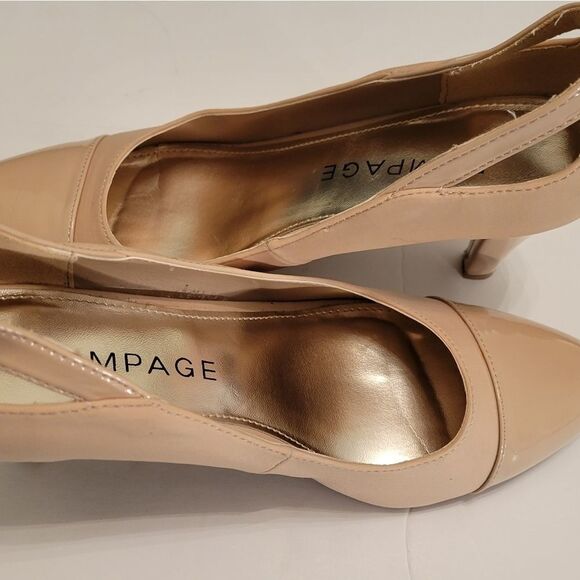 RAMPAGE  WOMEN"S LOW HEEL TAN SHOES - Picture 10 of 16